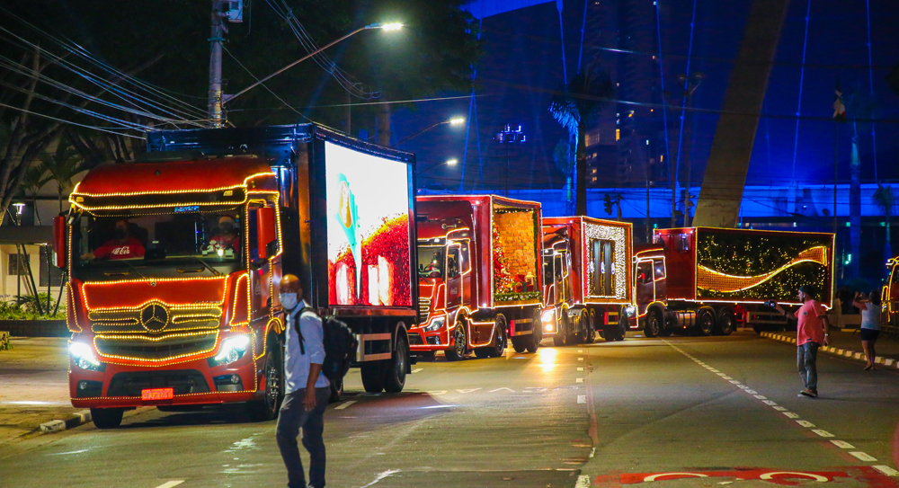 Caminhão Coca Cola Caravana Natal