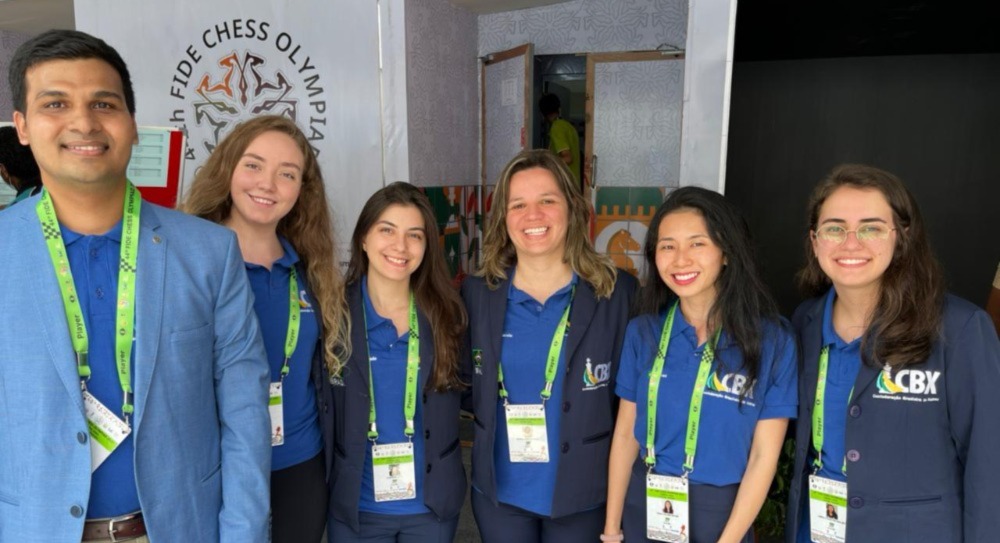 BRASIL FEMININO NA 44ª OLIMPIADA DE XADREZ FIDE 2022 – CAREVCHESS