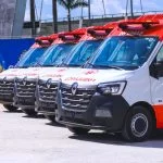 Osasco recebe do Ministério da Saúde quatro ambulâncias novas para o SAMU