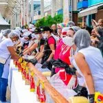 Osasco celebra 64 anos com recorde do cachorro-quente gigante