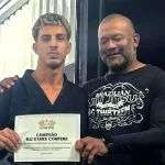 Osasquense vence luta casada no jiu-jitsu