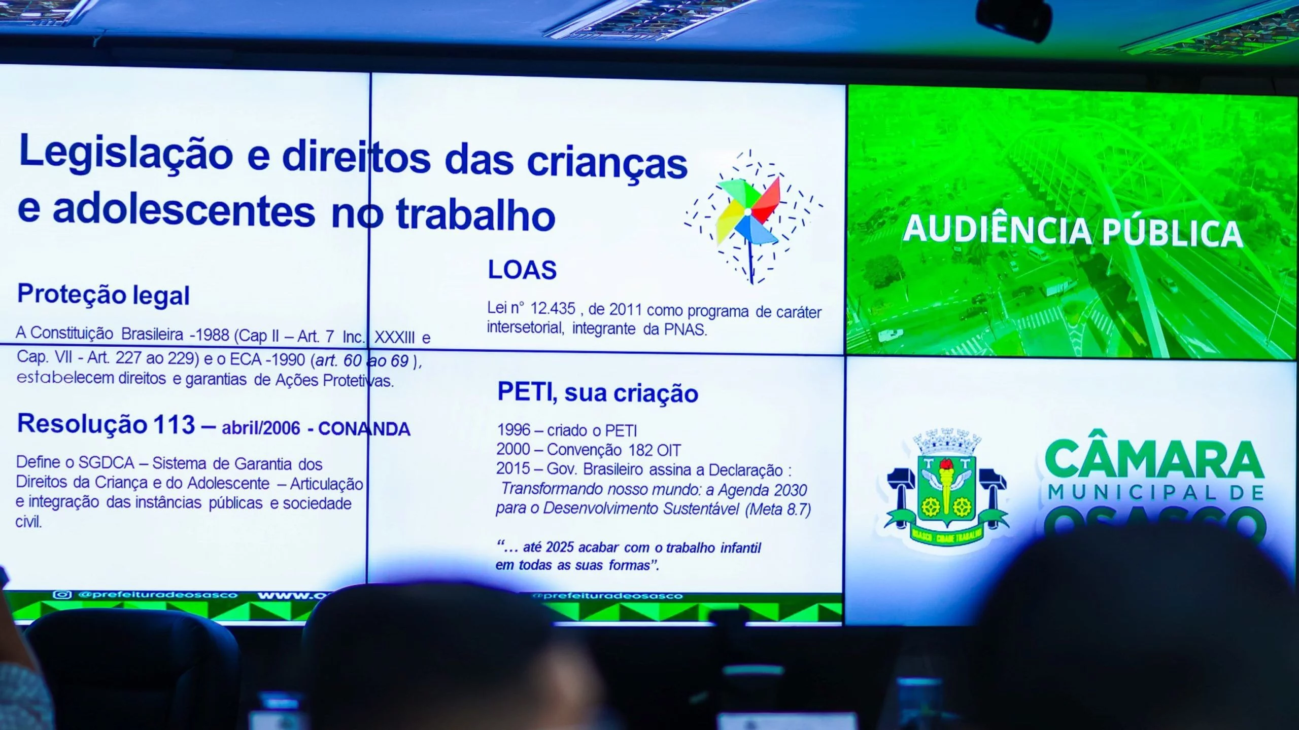 Osasco promove audiência pública  sobre erradicação do trabalho infantil