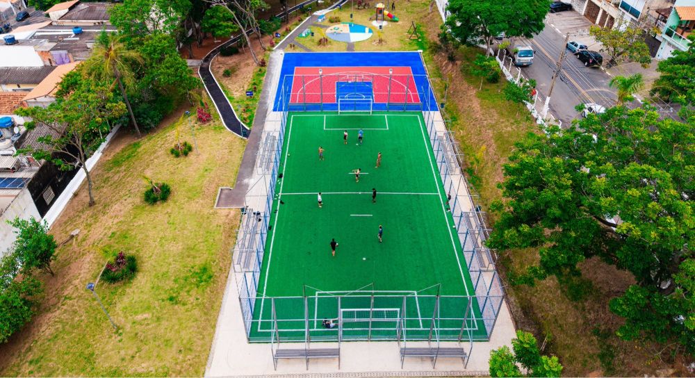 Praça de Lazer Antônio Temporim ganha nova vida após revitalização