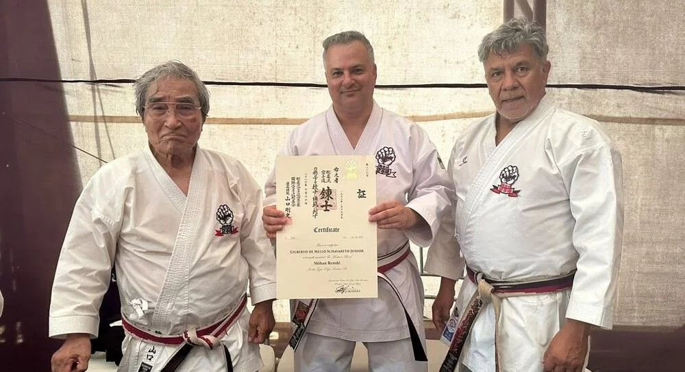 Sensei osasquense recebe do Japão título de Renshi Shihan
