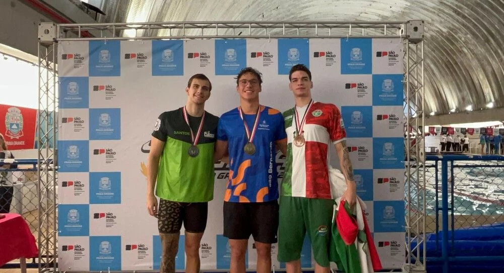 Natação de Osasco leva três medalhas de bronze nos 68º Jogos Regionais
