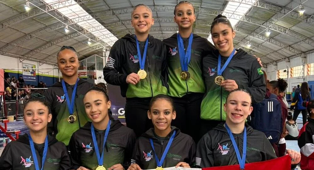 Ginastas de Osasco acumulam medalhas no Troféu Feminino