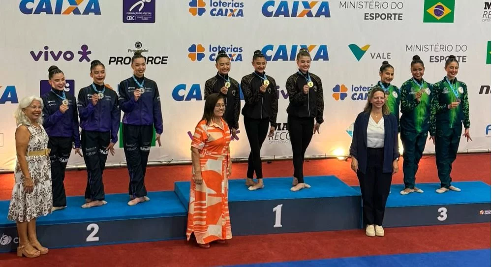 Osasco sobe ao pódio no Brasileiro e Copa Brasil de ginástica rítmica