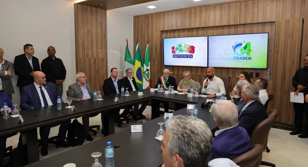 Osasco-Brasil e Osasco-Itália reforçam laços históricos em encontro oficial