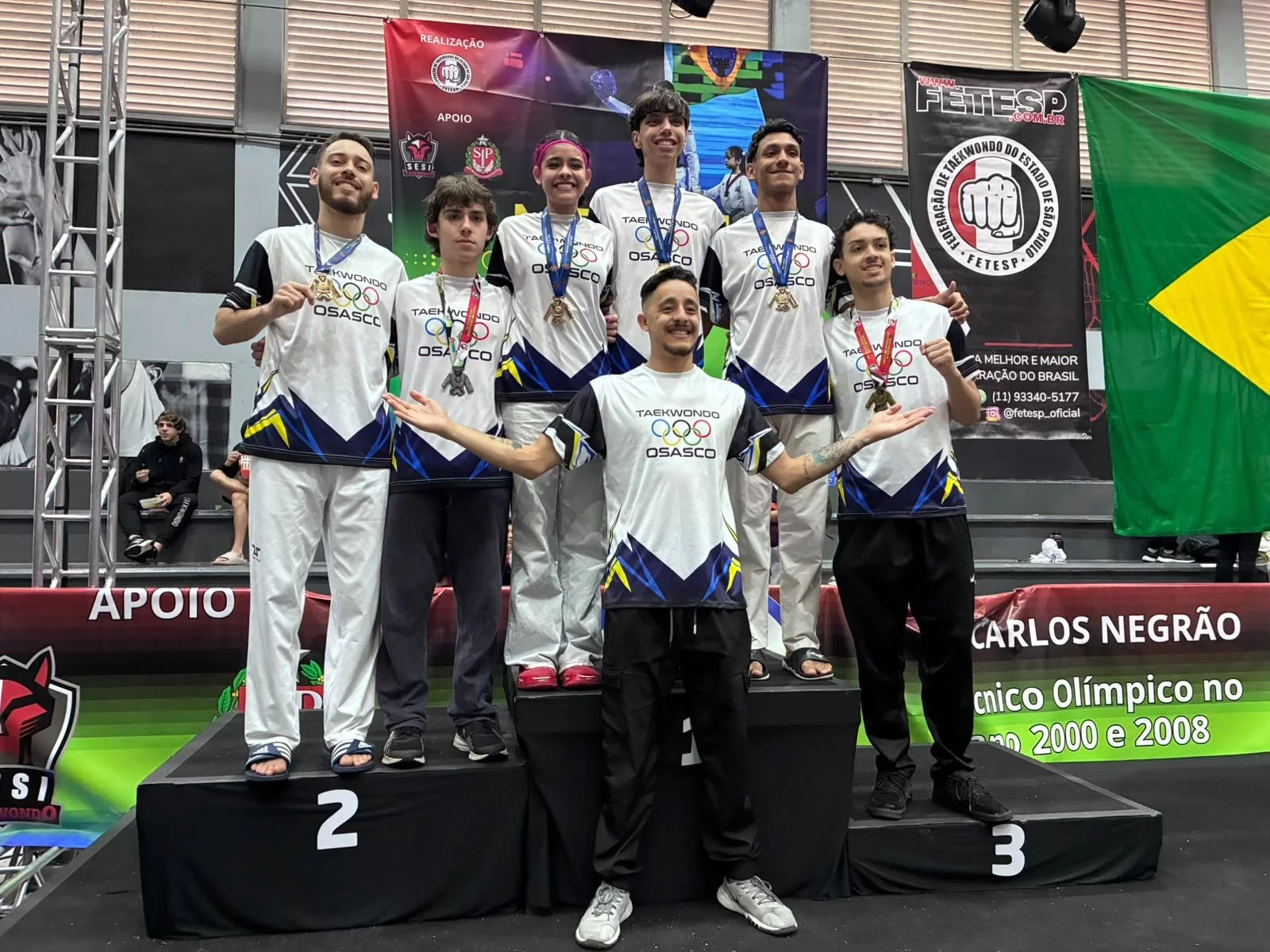 Equipe de Taekwondo de Osasco conquista 9 medalhas no 3º Circuito da Copa São Paulo